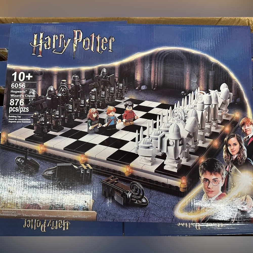 Harry Potter Hogwarts Sorcerer's Stone Chess Set Game Board - Lego Compatible - Picture 2 of 5